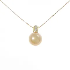 K18YG 白蝶パール ネックレス 11.6mm