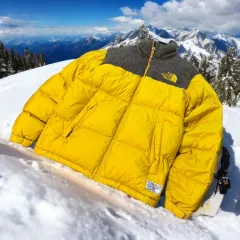 THE NORTH FACE ザノースフェイス x ハリーハリスツイードツイード ヌプシNuptse(ヌプシ) ダウン(L)