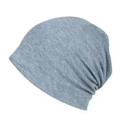 [Capprecier] ニット帽 メンズ レディース 春 夏 秋 薄手 小顔効果 ビーニー ワッチキャップ 通気 吸汗 蒸れにくい 柔らかい 医療用 抗がん剤 ケア帽子 無地 軽量 ストレッチ 日よけ 5色展開 男女兼用 おしゃれ シンプ [グレー] [M]