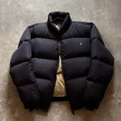 90年代 90s 00年代 00s Polo by Ralph Lauren ラルフローレン ダウン ジャケット ネイビー ベージュ