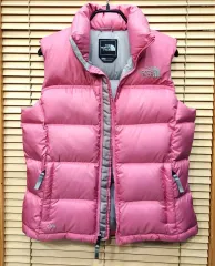 ノースフェイス ヌプシ 700 ピンク ダウンベスト
