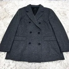 極美品　23区　2022年製　近年モデル　大きいサイズ　46 ダブルウールジャケット グレー