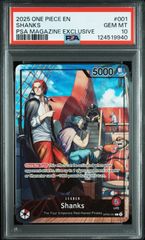 PSA10〕シャンクス(英語版/PSAマガジンプロモ)【L】{OP09-001