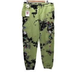 リップンディプ RIPNDIP ゲーム モチーフ タイダイ 総柄 イージー スウェット パンツ メンズ  XL