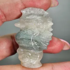 ブルーカルサイト✨タツノオトシゴ✨カービング✨