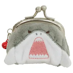 ☆ サメ ☆ プチがま口 がま口 財布 ミニ がま口財布 プチがま口 がまくち 小銭入れ コイン入れ コインケース ミニ財布 がまくち財布 がま口型 さいふ サイフ コンパクト かわいい 可愛い 小さめ 小さい 贈り物 ギフト 贈りもの