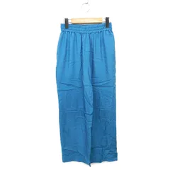 B&Y ユナイテッドアローズ BEAUTY&YOUTH ビューティー&ユース パンツ ストレート 薄手 ゆったり 無地 S ターコイズブルー /NT11