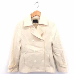 クリアインプレッション CLEAR IMPRESSION コート アウター Pコート 長袖 ショート ウール 3 オフホワイト 白 /FT8