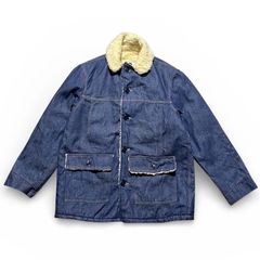 70s USA製 Carhartt デニム ボア ジャケット ワーク ランチ - メルカリ