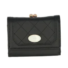 ☆ ファム/BLACK ☆ がま口折財布 がま口 折財布 財布 ３つ折り財布 がま口折財布 がま口財布 がまぐち財布 がまぐち ウォレット 小銭入れ 紙幣入れ カード 動物 くま クマ 熊 キュート かわいい ギフト 贈り物 おしゃれ