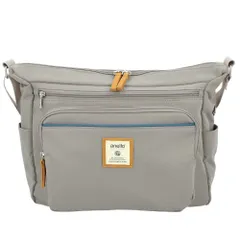 ☆ BGY.ブルーグレー ☆ anelloGRANDE アネログランデ シナモン ショルダー GTM0334 アネロ グランデ ショルダーバッグ 10ポケット ショルダー レディース 斜めがけ 大人 大きめ A4 大容量 通勤 通学 旅行 おでかけ