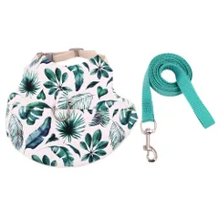 JUSTVEL うさぎ ハーネス リード ベスト型 服 【これなら痛くない】 抜けない 猫 フェレット 小動物 軽量 柔らかい 苦しくない うさんぽ 散歩 お出かけ 