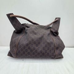 GUCCI グッチ GG柄 キャンバス レザー トートバッグ 101341 - メルカリ