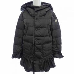 美品☆MONCLER モンクレール キルティング ダウンコート フリル 0 黒
