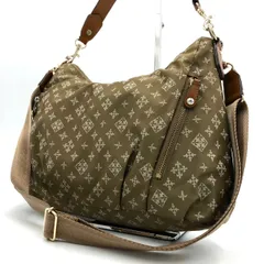 【美品】ラシット russet 2way ショルダーバッグ ハンドバッグ モノグラム 茶