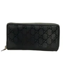 グッチ ラウンドファスナー長財布 レザー GGインプリメ 307982 203887 レディース GUCCI
