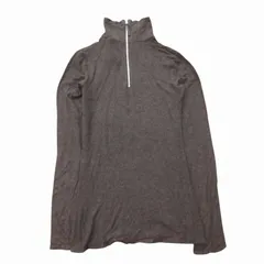 ディー&ジー ドルガバ ドルチェ&ガッバーナ D&G ハーフジップ ニット タートルネック グレー S ☆AA★