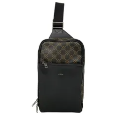 FURLA(フルラ) ワンショルダーバッグ - 黒×ライトブラウン レザー