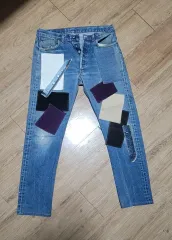 リーバイス LEVI'S 501 リメイク ライトブルー 31-32サイズ