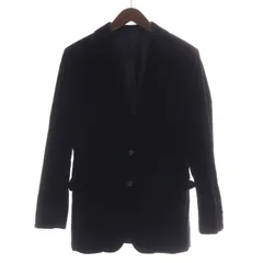 バーニーズニューヨーク BARNEYS NEW YORK NIEDIECK VELVET テーラードジャケット ブレザー アウター シングル 総裏地 ベルベット 黒 ブラック /BB