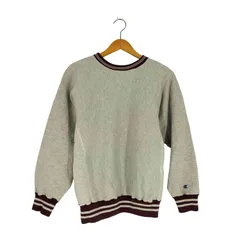 チャンピオン Champion 90s~00s  リブライン 目無し REVERSE WEAVE リバースウィーブ クルーネック スウェット メンズ 表記無 