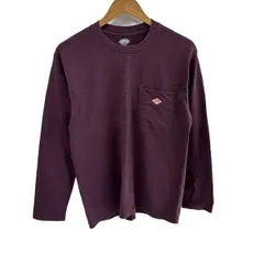 DANTON(ダントン) 長袖Tシャツ サイズ40 M メンズ - パープル クルーネック