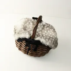 美品 カズミ kazumi× サマンサモスモス SM2 SamansaMos マルチWAYレースカゴバッグ F∥ブラウン ハンドバッグ【2400014742701】