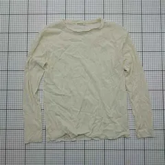 ◇ ⊂ 【ピュアルセシン PUAL CE CIN】ナイロン100% 長袖カットソー アイボリー系 レディース E  【1509190047431】