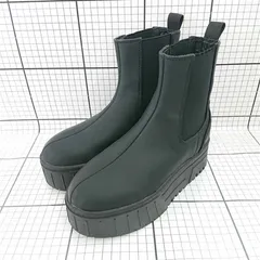 ◇ Θ ジャバ JaVa. サイドゴア厚底ブーツ Sサイズ ブラック系 レディース E  【1510290015701】