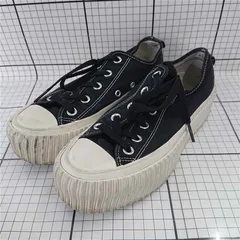 ◇ Θ コンバース CONVERSE オールスター 厚底スニーカー ブラック系 25.0cm レディース E  【1510290015695】
