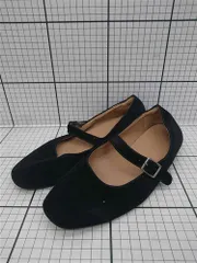 ◇ Θ アダムエロペ ADAM ET ROPE ベルベット メリージェーンシューズ ブラック系 レディース E  【1511100004045】