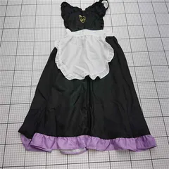◇ Θ ワンピース クロミ Kuromi メイド服 コスプレ エプロン付き ブラック系 レディース M-L E  【1511110017356】