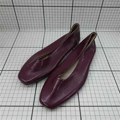 ◇ Θ レプシィム LEPSIM スクエアトゥ バレエシューズ パープル系 レディース E  【1511110016953】