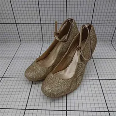 ◇ Θ アクシーズファム axes femme グリッターパンプス ゴールド系 レディース Mサイズ E  【1511110016922】