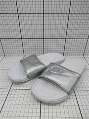 ◇ Θ ナイキ NIKE ベナッシ JDI シルバー系 サンダル メンズ E  【1511110017929】