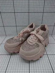 ◇ Θ アタガール attagirl 厚底スニーカー グリッター ピンク系 レディース E  【1511110020196】