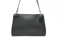 オールド コーチ ヴィンテージ ワンショルダー ハンドバッグ 6145 オールレザー 黒 ブラック COACH 4786h