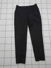 ◇ Θ インディヴィ INDIVI テーパードパンツ ブラック系 日本製 レディース E  【1511110022718】