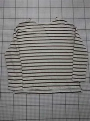 ◇ ⊂ サマンサモスモス blue ボーダーカットソー 長袖 フリーサイズ レディース E  【1511110022640】