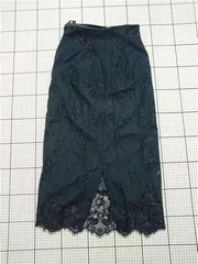 ◇ ⊂ ロペピクニック ROPE PICNIC レースタイトスカート ネイビー系 38 レディース E  【1511110023135】