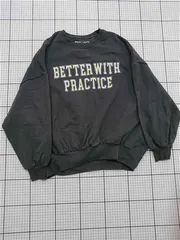 ◇ Θ レピピアルマリオ Repipi Armario BETTER WITH PRACTICE スウェット Lサイズ レディース E  【1511110022985】