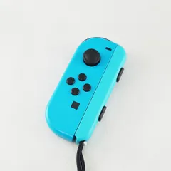 任天堂 Nintendo Switch Joy-Con 左のみ USED品 ストラップ付 L ジョイコン ニンテンドースイッチ コントローラー 純正 中古 ネオンブルー 完動品 V9972
