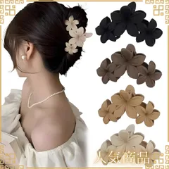【新品未使用】髪留め しっかりとまる クリップ バレッタ バンスクリップ 髪ドメクリップ ヘアくりっつぷ おしゃれ 大人 花 11cm 可愛い 髪留め おしゃれ 毛量多い 大きめ 髪とめクリップ 韓国 ヘアークリップ ヘアくりっぷ ヘアアクセサリー ヘアクリッ