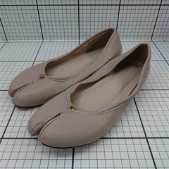 ◇ Θ attagirl アタガール スプリットツゥ 足袋 フラットシューズ サイズM ベージュ系 レディース E  【1511250000591】