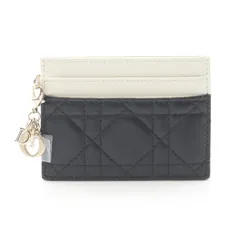 ディオール Dior カードケース LADY DIOR レディディオール カナージュ S0974ONIWM941 ブラック レザー カードケース レディース 新品