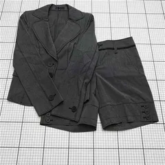 ◇ ⊂ フラジール フォーマル系 ジャケットパンツ上下セットアップ サイズ38 グレー系 レディース E  【1511250001840】