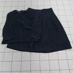 ◇ Θ KEITH キース シンプル系 膝下丈 スカートセットアップ上下 サイズF ネイビー系 レディース E  【1511250001604】