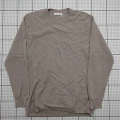 ◇ ⊇ DCOLLECTION ディーコレクション シンプル カジュアル 長袖 ニット サイズL ベージュ系 メンズ E  【1511250002557】