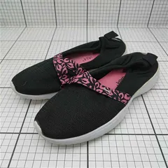 ◇ Θ PUMA プーマ 豹柄 レオパード スリッポン サイズ24.0 ブラック系 レディース E  【1511250002281】