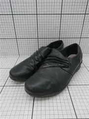 ◇ Θ クラークス Clarks レディース レザーシューズ ブラック系 24cm E  【1511250008405】